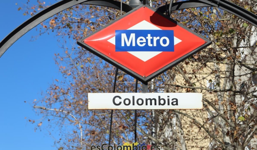 La estación de metro de Madrid ‘Colombia’