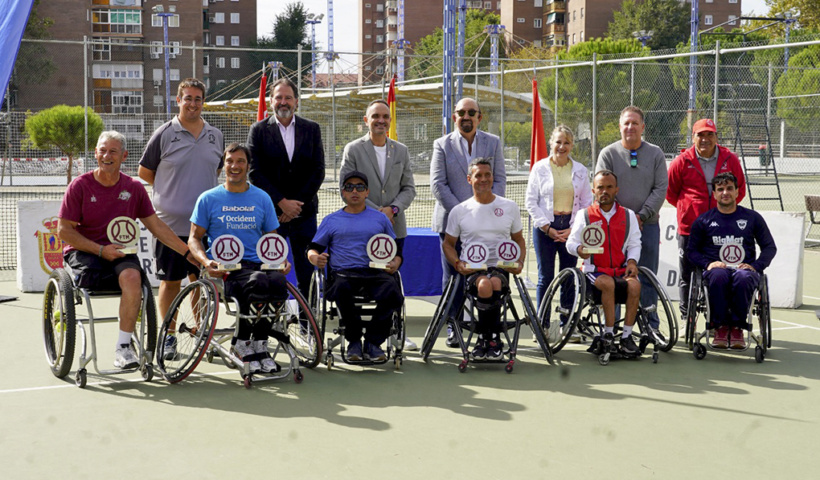 tenistas en silla de ruedas